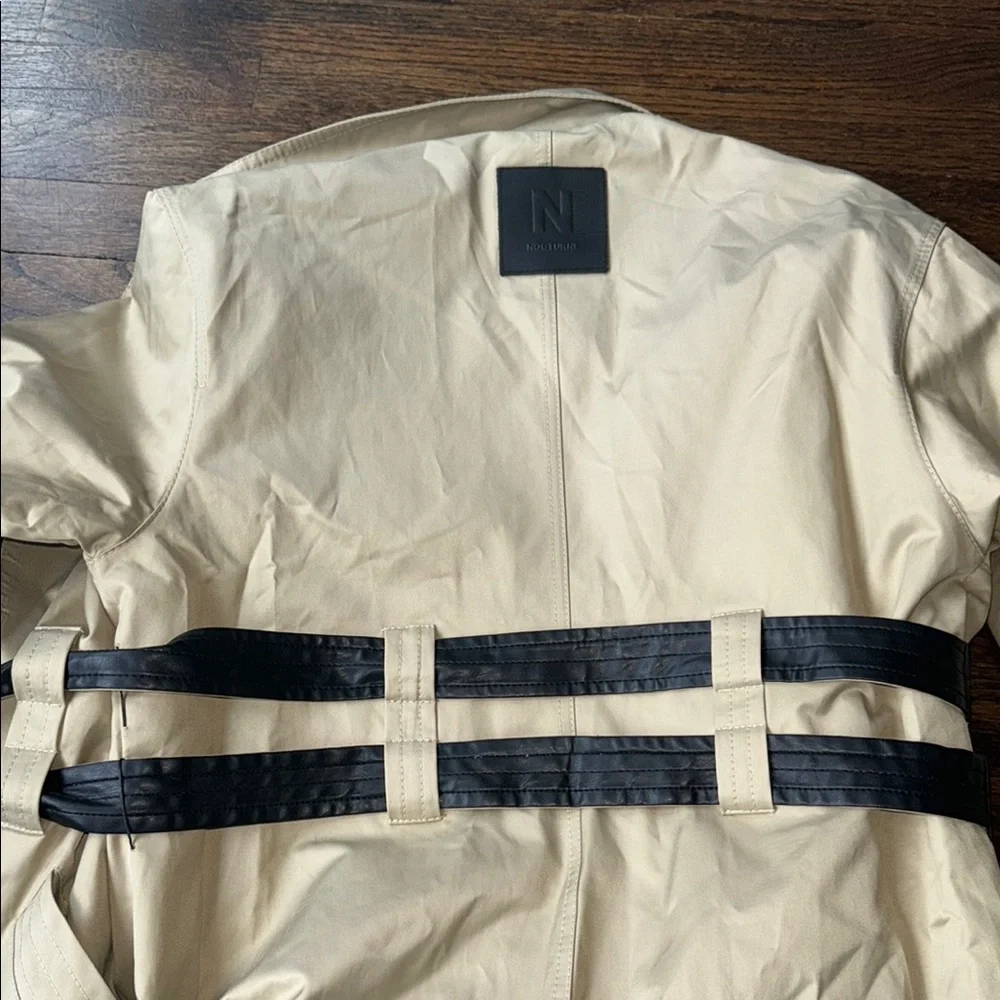 Nocturne double sided melted trench coat - Picture 15 of 16